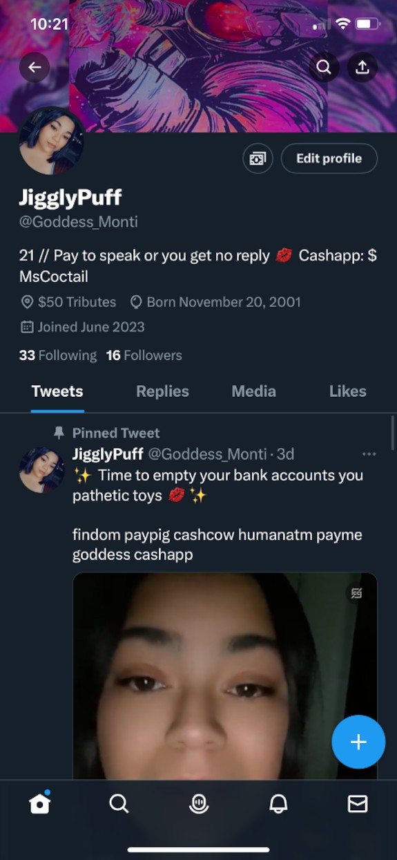 Come join me on twitter babies