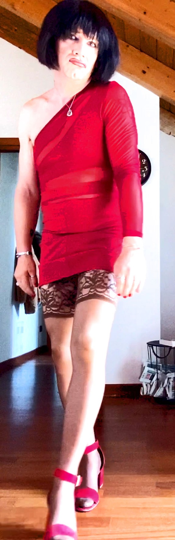 Red dress