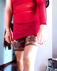 Red dress photo