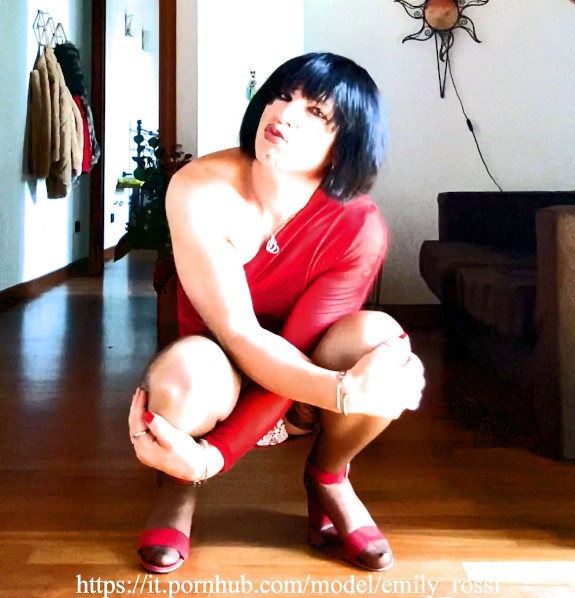 Red dress