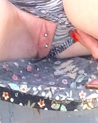 Panties to the side photo