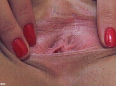 Cindy Contracts her Tight Asshole and Clit gif