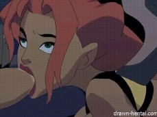 Batman Getting Sucked gif