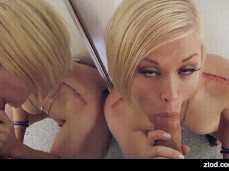 Ash Hollywood sucking Cock gif