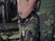army fingering in barracks gif