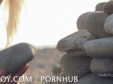 Beautiful Blonde Beach Bod 3 gif