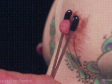 nipple clamp gif