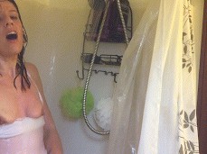 Cumming HARD in the shower gif