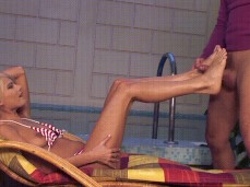 Jasmine Rouge footjob gif