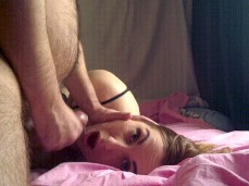 Amateur sloppy blowjob gif