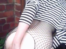 Solo blonde milf hot orgasm outside British gif