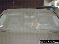 Passionate interracial kissing gif