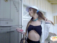 knocker knock boobs there gif