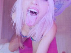 #mouthcum #mycherrycrush gif