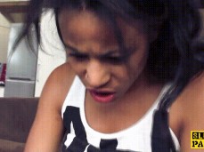 Group Home girl angrily fucks jerky security guard gif