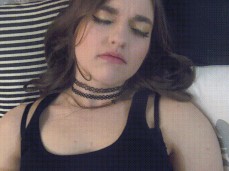 sweet brunette fucked ZZ gif