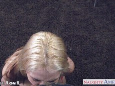 Sarah Vandella undressing while sucking cock gif