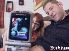 #hugecock #redheadteen gif