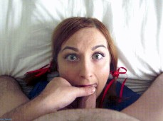 #pov #suck redhead blowjob gif