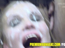 Bukkake Beauty Face gif