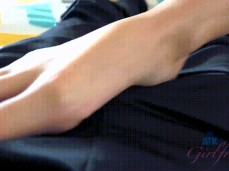 foot tease gif
