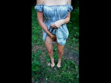 i am Playing with my pussy in public forest gif