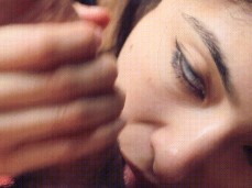 #blowjob #brunette gif