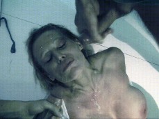 busty mental ward patient gets double facial from nurses gif