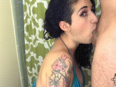 Arabelle deepthroats a nice cock gif