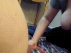 gagging deepthroat and slobbering rimjob gif