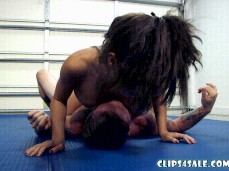 #breast smothering #knockout #wrestling gif