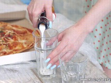 Heidi Armstrong riding two dicks like she always does gif