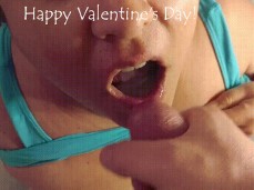 bbw valentines cum in mouth gif