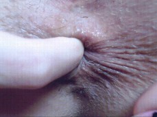 Closeup ass fingering gif