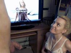 momtaught  to suck sisters cock after catching  andfriends jerking of gif