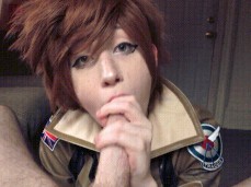 TRACER HERE !! Eager Cock Edged into Oral Creampie Bliss! gif