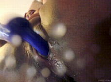 SQUIRT dripping down her ass gif