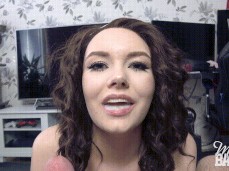 miss banana swallow gif