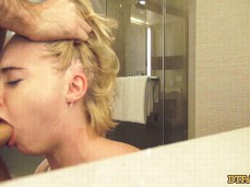 #blonde #chloe cherry #facefuck #hard gif