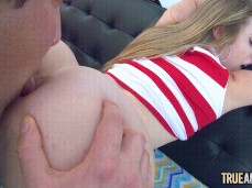 tongue both of anyas holes gif