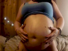 oily belly rubs while inflated feels soooooo good gif