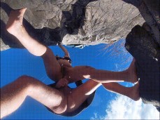below outdoor cumshot gif