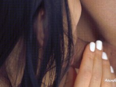 White Nails Blowjob gif