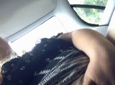 Effy Cumming in the Car - effygrace.manyvids.com gif