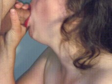 A little Deep Throat Blowjob after Work gif