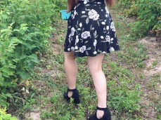 Outdoor Controlled Orgasm In Public Raspberry Patch gif