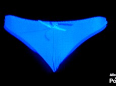 Condom Titfucking at night gif