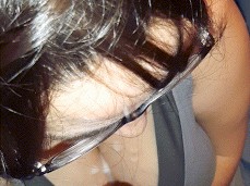 Frozen girl gets cum on cleavage during wendys commercial gif