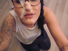 #bum #cumshot #facial gif