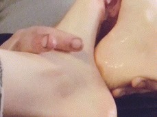 solejob cumshot footjob gif